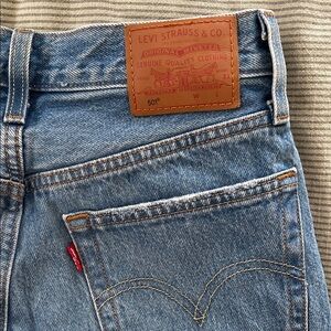 Levi’s 501 100% Cotton Distressed Blue Women's Jeans